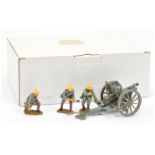 King & Country - World War 1 Series.  Comprising Set No. FW58 '77mm Artillery Set (1914)