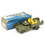 Vilmer 463 (1/50th) military  -Dodge open back truck - green including hubs with searchlight  on ...