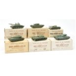 Denzil Skinner & Co Ltd "Tanks of all Nations" series - Group of 6 x tanks to include - Chieftain...