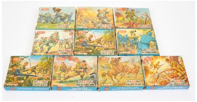 Group of Early-Issue Airfix Kits - World War One & World War Two
