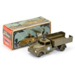 Tekno Military 950 dodge open back lorry - Gloss drab green hubs,  with"TEKNO-950"