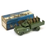 Vilmer 463 (1/50th) military  -Dodge open back truck - green including hubs with gun