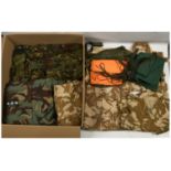 Quantity of Army Surplus Uniform Items