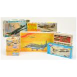 Group of Model Aircraft Kits - Revell, Hasegawa, Novo, Fujimi & Others