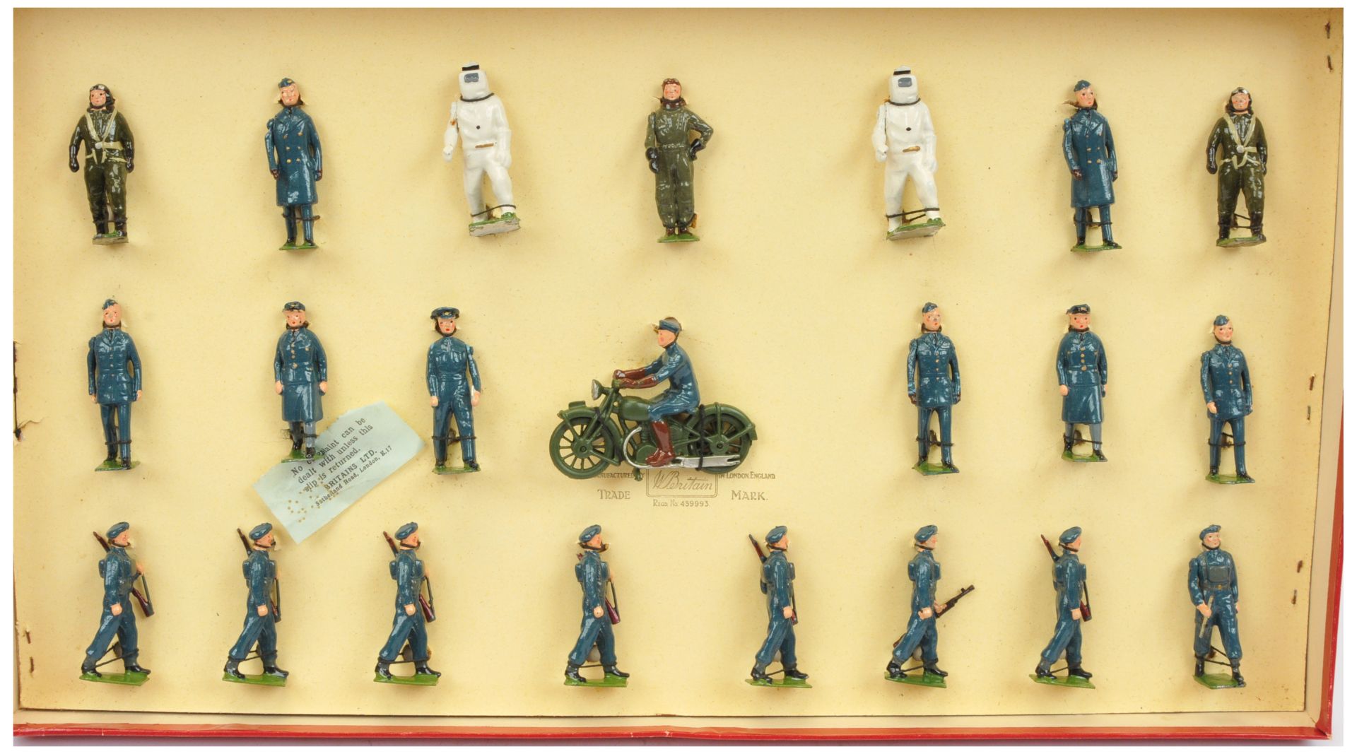 Britains 2011 "Royal Air Force" set - to include 22 pieces dispatch rider with motorcycle, - Image 2 of 3