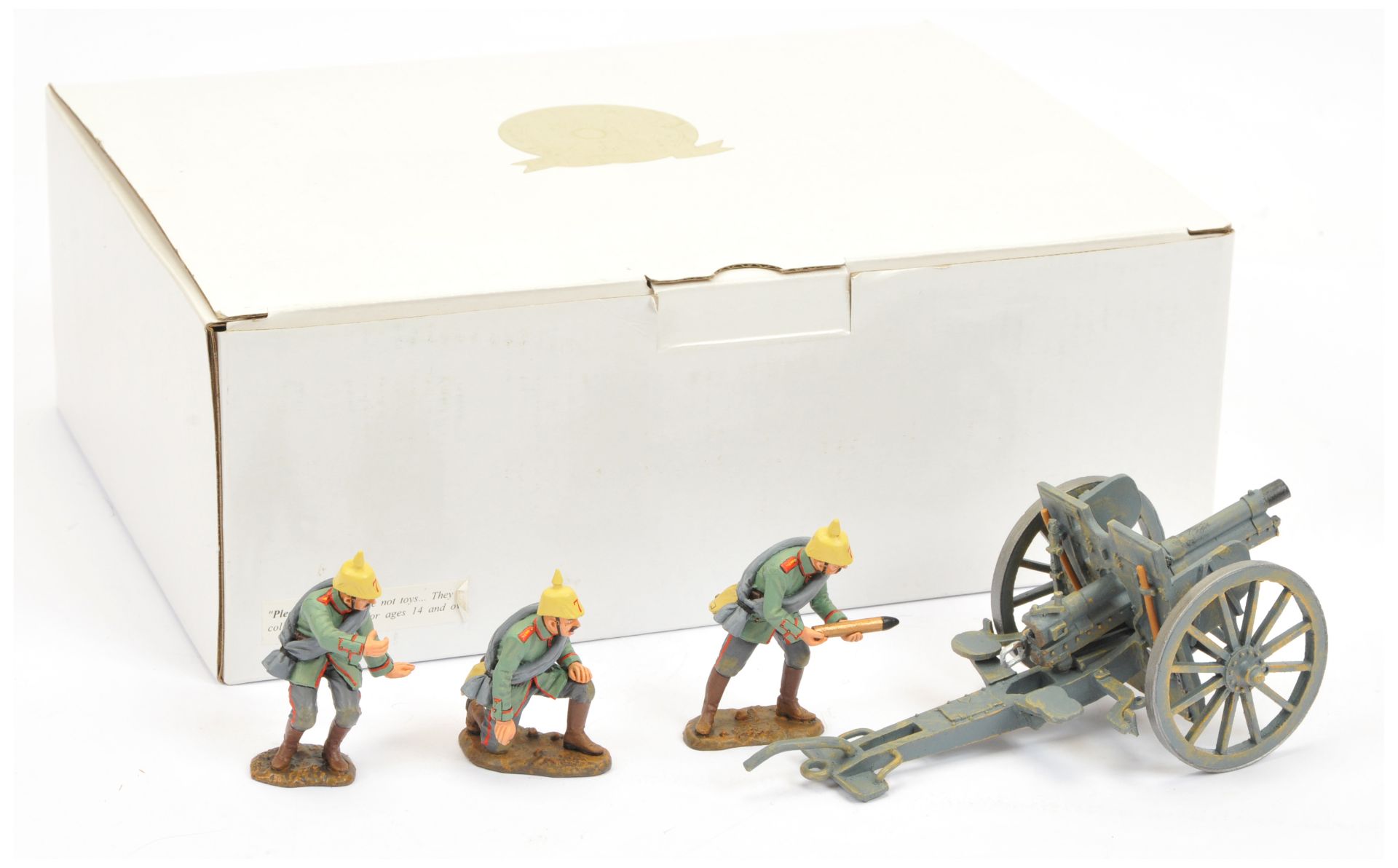 King & Country - World War 1 Series.  Comprising Set No. FW58 '77mm Artillery Set (1914)'