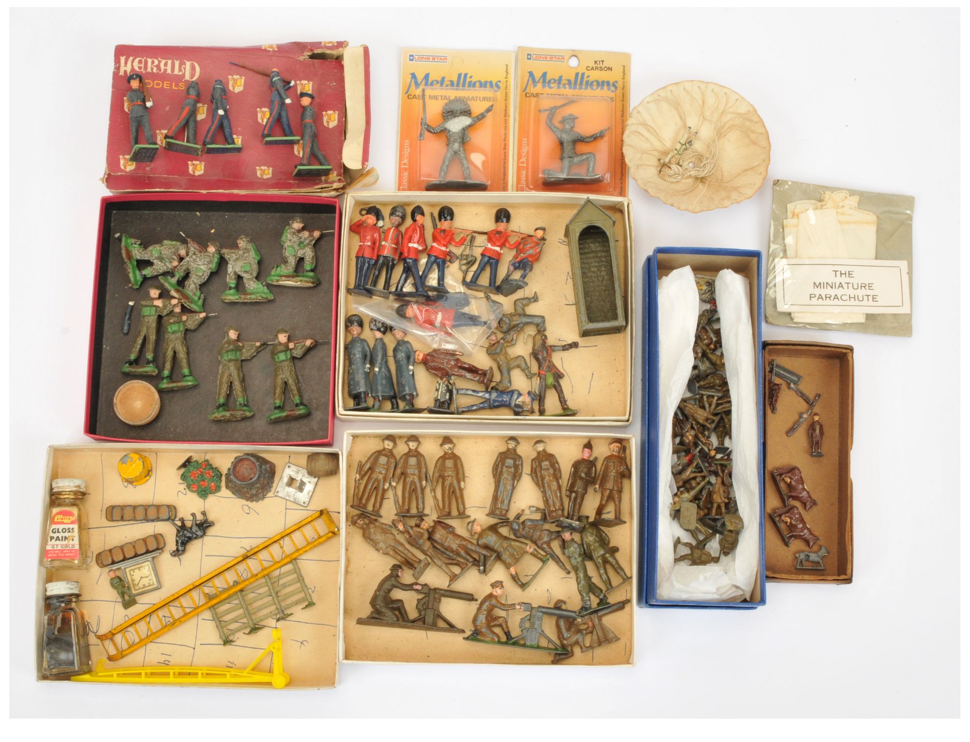 Britains, John Hill & Co and Others - A Mixed Group of Military Figures & Accessories
