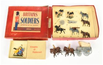 Britains - Group of Military Sets.  Comprising: Set No. 28 'Royal Artillery Mountain Gun'