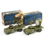 Vilmer  (1/50th) military a pair  - (1) 458 Dodge Truck with searchlight and yellow plastic figure