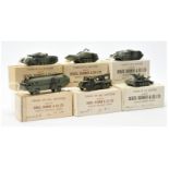 Denzil Skinner & Co Ltd "Tanks of all Nations" series - Group of 6 x military to include -M110, L...