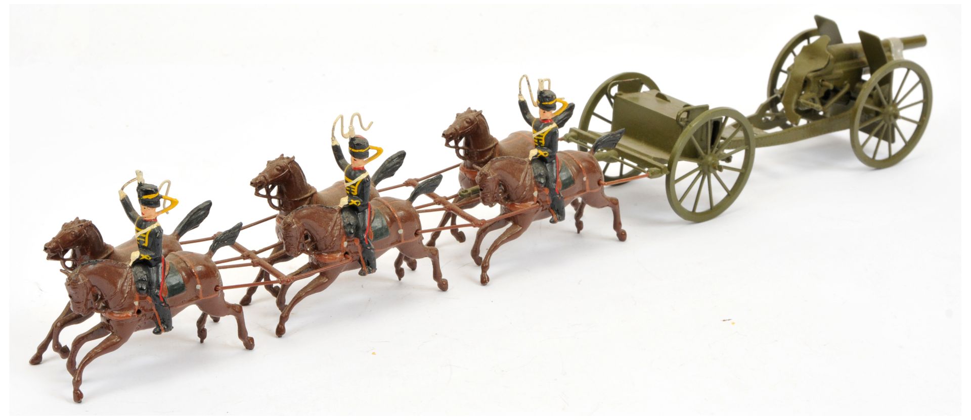 Britains  - Set 39 'Royal Horse Artillery Gun Team At Gallop'