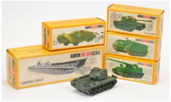 Airfix HO-OO Scale Ready-Made Models, including Pattern Nos. 1658 'Landing Craft'