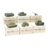 Denzil Skinner & Co Ltd "Tanks of all Nations" series - Group of 6 x military to include -M10 tan...