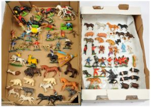 Britains & Britains Deetail - A Mixed Group of Unboxed Figures & Animals