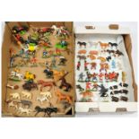 Britains & Britains Deetail - A Mixed Group of Unboxed Figures & Animals