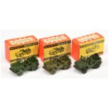 Benbros "Mighty Midget" series military 13 Austin Champ group of 3 