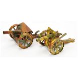 Marklin - Pair of Tinplate Field Guns, unboxed