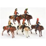 Britains - Lancers From Various Sets, Pre/Post War Issues