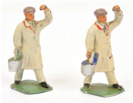 Hornby / Dinky - Pair of Cast Figures from Set No.13 'Halls Distemper'