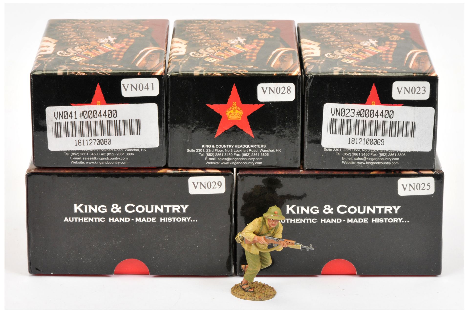 King & Country - 'Vietnam War' Series, including Set Nos. VN029 'NVA Flagbearer'