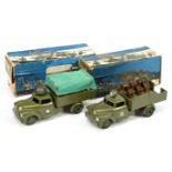 Vilmer  (1/50th) military a pair  - (1) 463 Dodge open back Truck with figures- green including hubs
