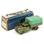 Vilmer 464  (1/50th) military  -Dodge covered truck  - green including hubs with gun on roof