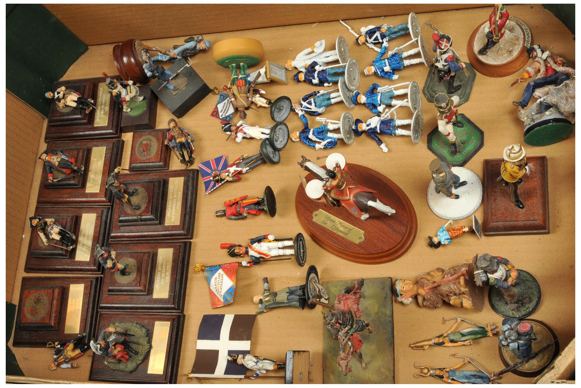 Quantity of (mostly) White Metal Figurines.  Multiple eras but many appear to be Napoleonic or si... - Image 3 of 4