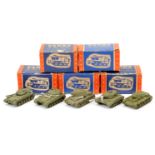 Authenticast diecast Military vehicles. group of 5 - (1) Russian Heavy tank (2) US Heavy tank