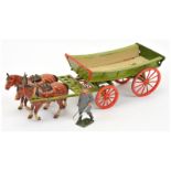 Britains - Home Farm Series - 'Farm Waggon No. 5F', unboxed