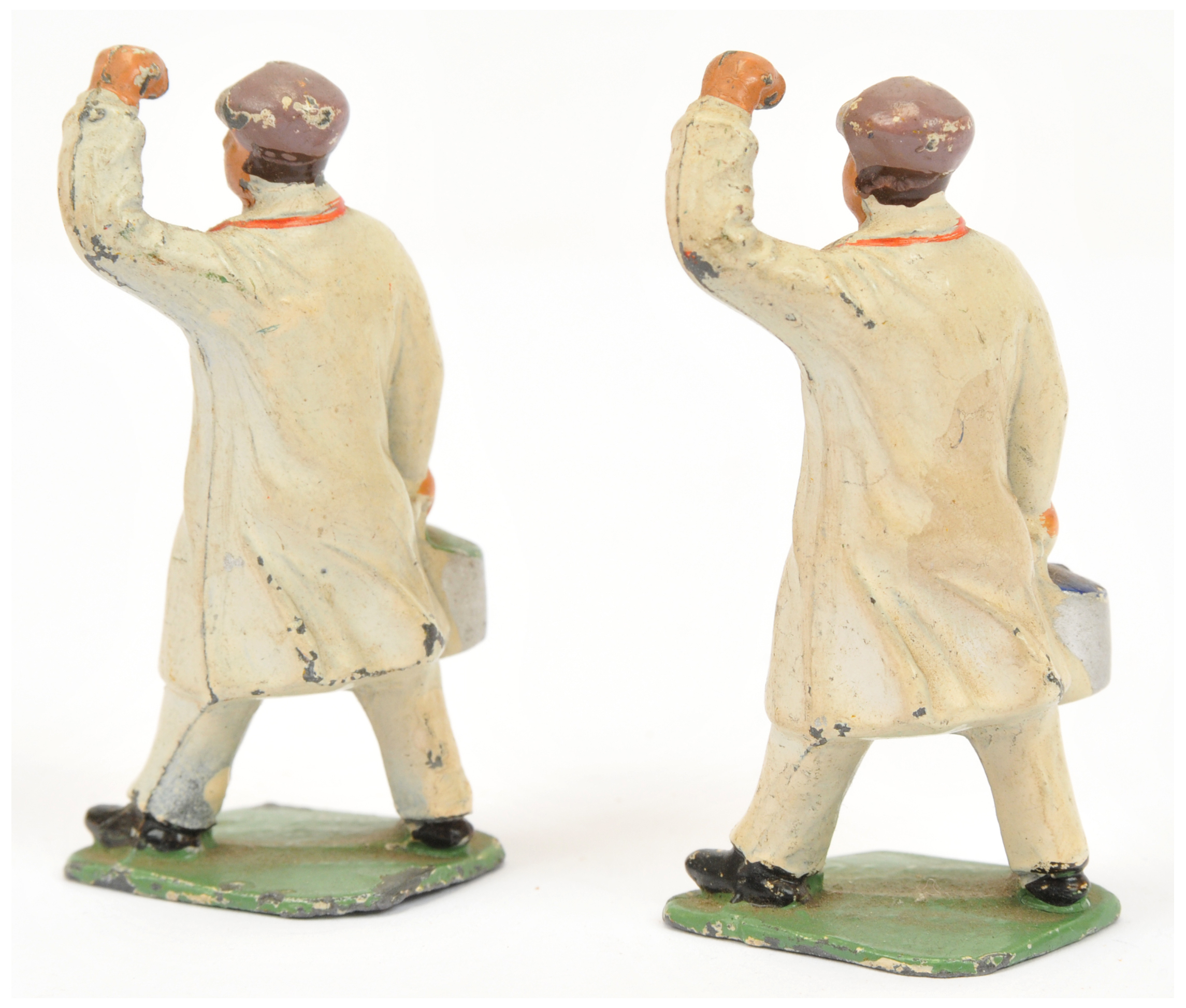 Hornby / Dinky - Pair of Cast Figures from Set No.13 'Halls Distemper' - Image 2 of 2