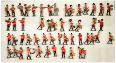 Britains & Similar - British Army Marching Band Diecast Figures - Various Issues