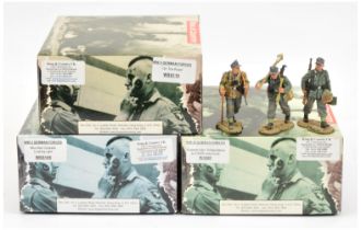 King & Country - 'WW II German Forces' Series, including Set Nos. WSS137 'Discussing the War'