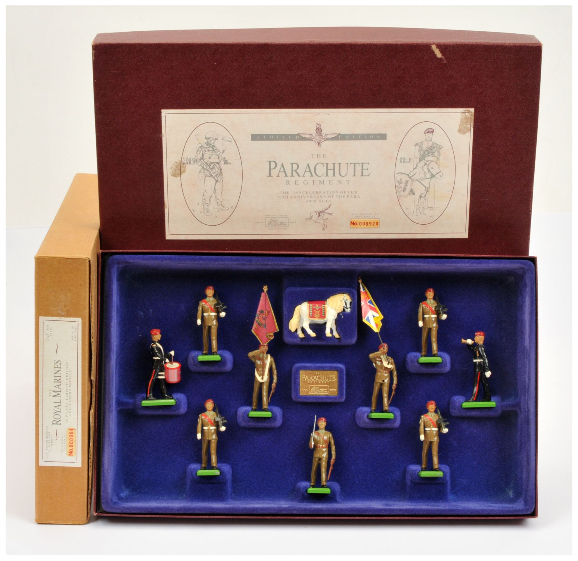 Britains Limited Edition Collector's Models.  Comprising of Cat. Nos. 5289 'The Royal Marines'