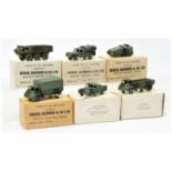 Denzil Skinner & Co Ltd "Tanks of all Nations" series - Group of 6 x military to include -Bedford...