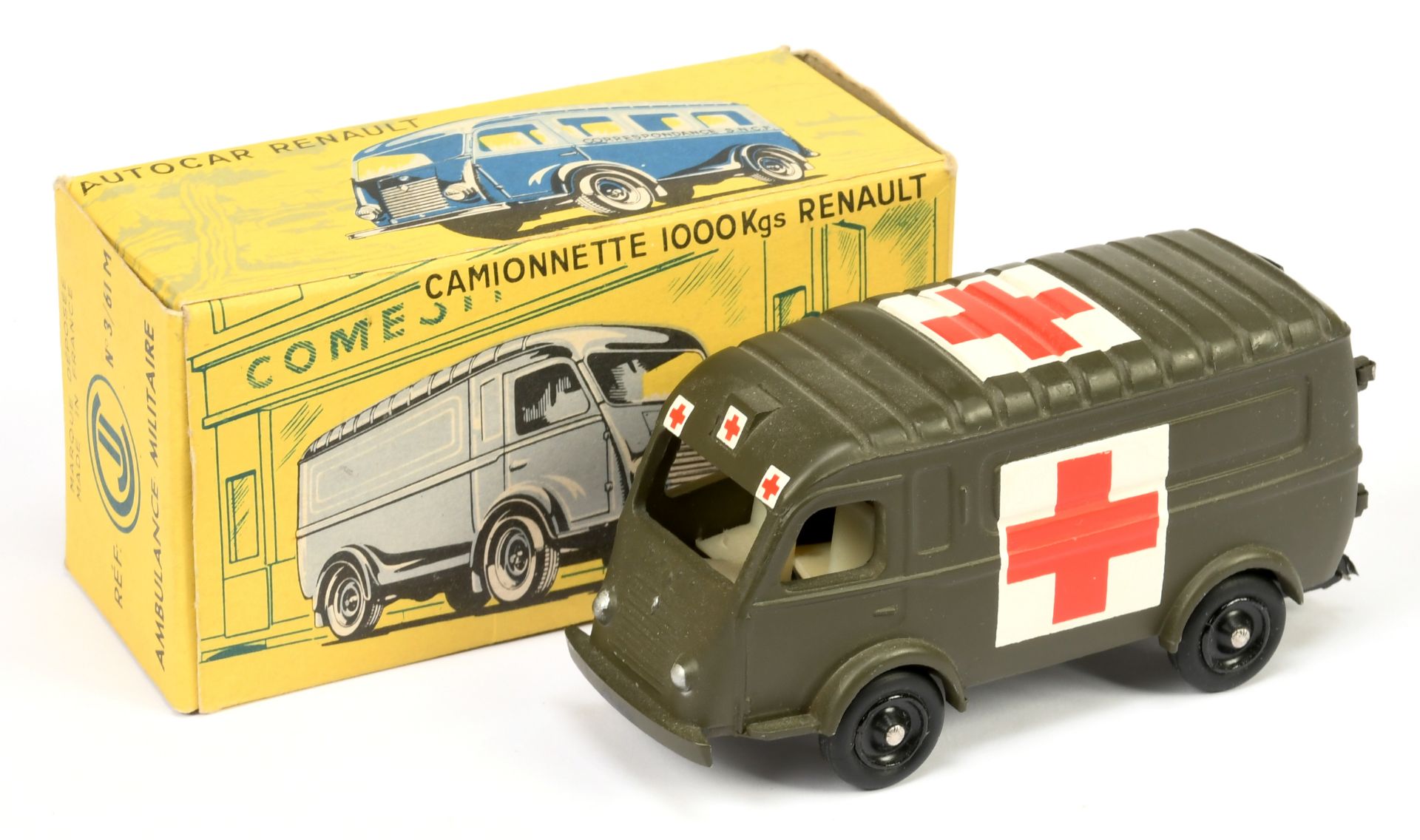 CIJ 3/61 Renault "Ambulance" - drab green, with red and white cross on roof