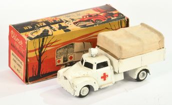 Vilmer 465 (1/50th) military  -Dodge "Ambulance" -white with searchlight on roof cloth canopy