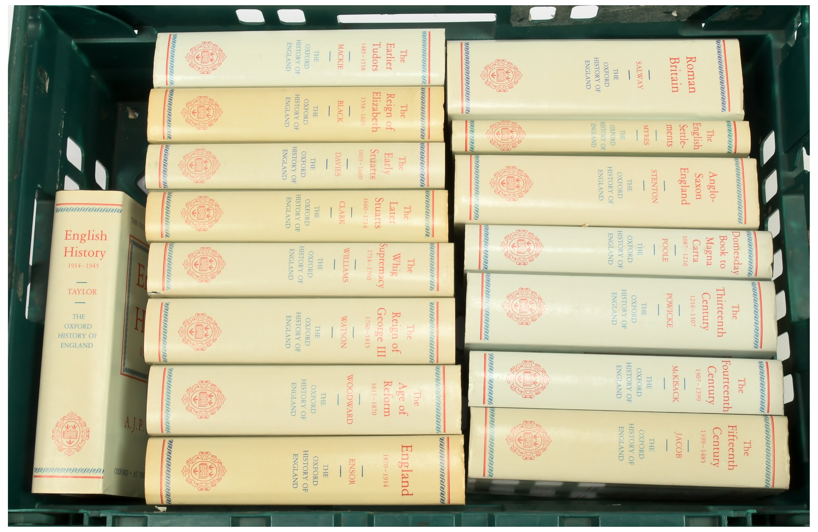 The Oxford History Of England' - Full Set of 16 Hardback Volumes