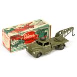 Vilmer  military 341 open back truck with crane and spare wheel on roof 