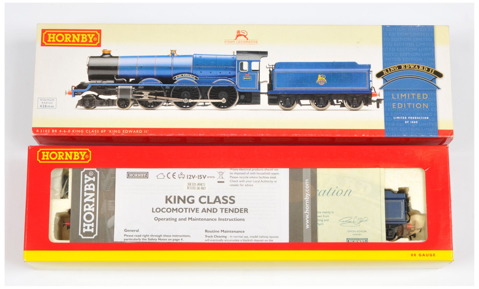 Hornby (China) R3102 Special Edition 4-6-0 BR Castle Class Steam Locomotive No. 6023 "King Edward...