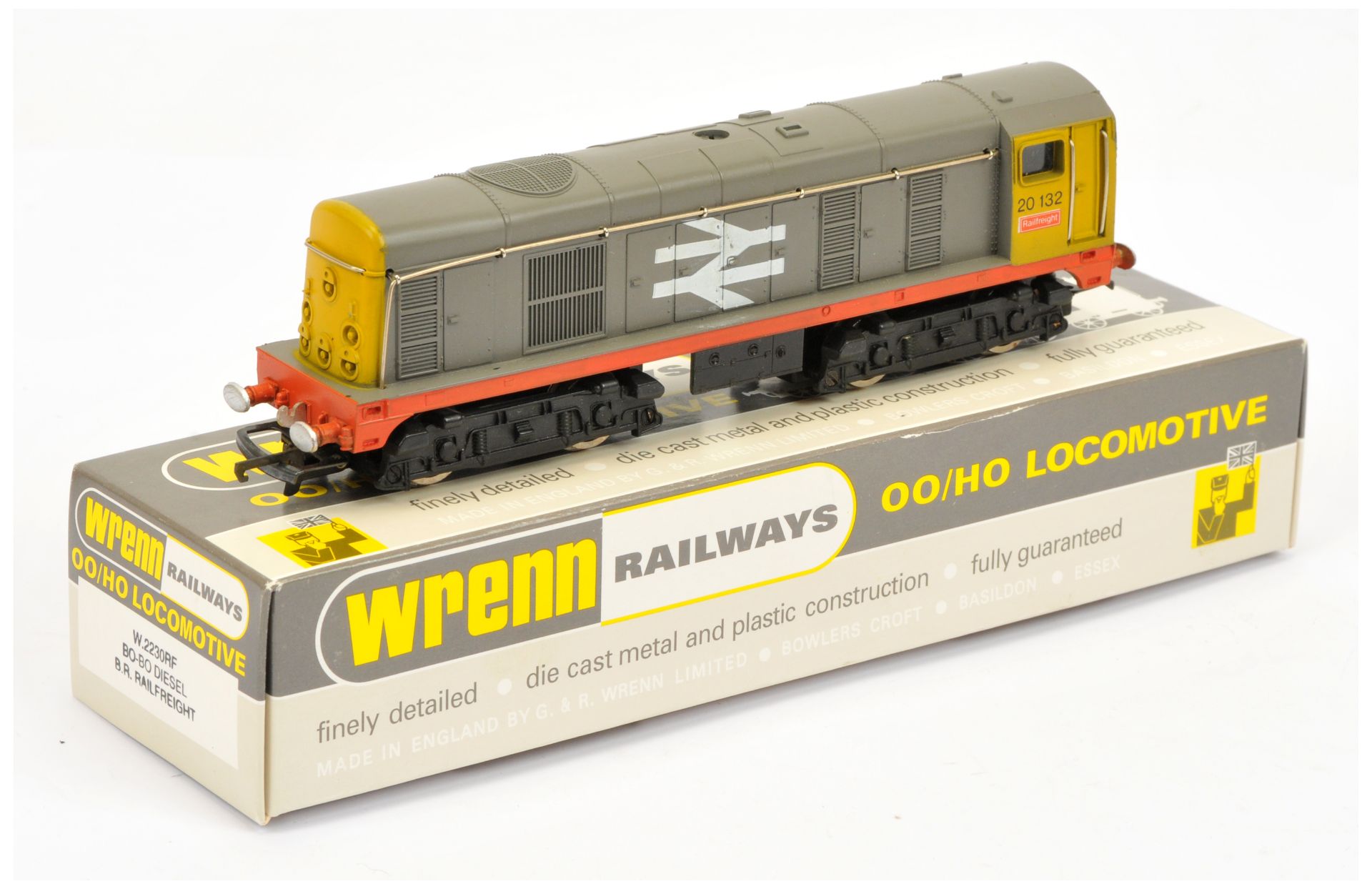 Wrenn W2230RF Bo-Bo Class 20 in Railfreight grey large logo No.20 132f 