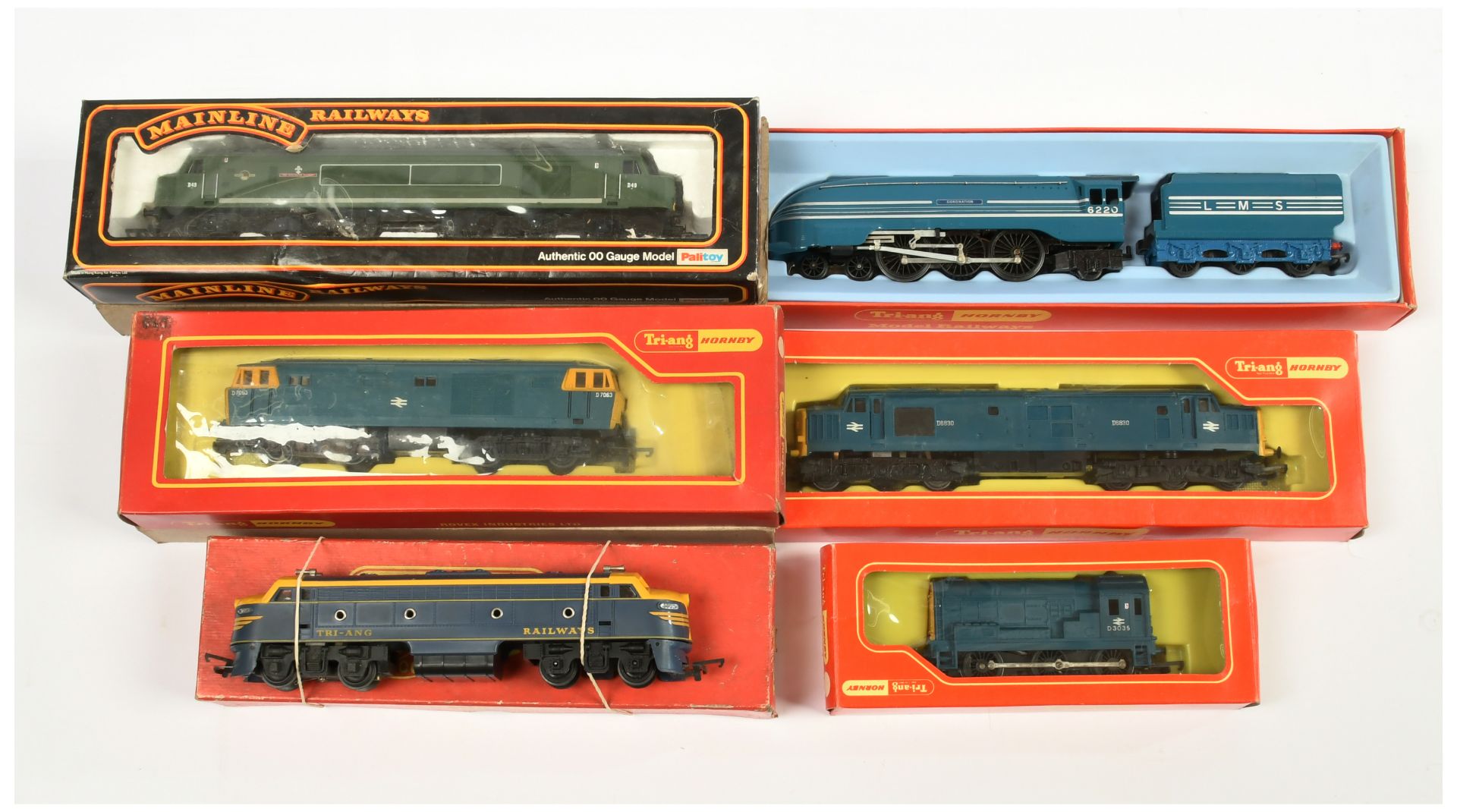 Triang & Similar mixed group of Steam & Diesel Locomotives to include 