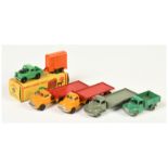 Dublo Dinky mixed group of vehicles.