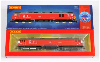 Hornby (China) Special Edition R3742F Class 92 DB Cargo Romania Diesel Locomotive No. 91530472001...