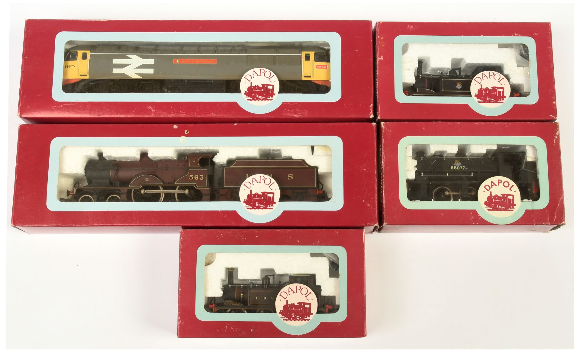 Dapol OO Group of 5x Steam & Diesel Loco's.