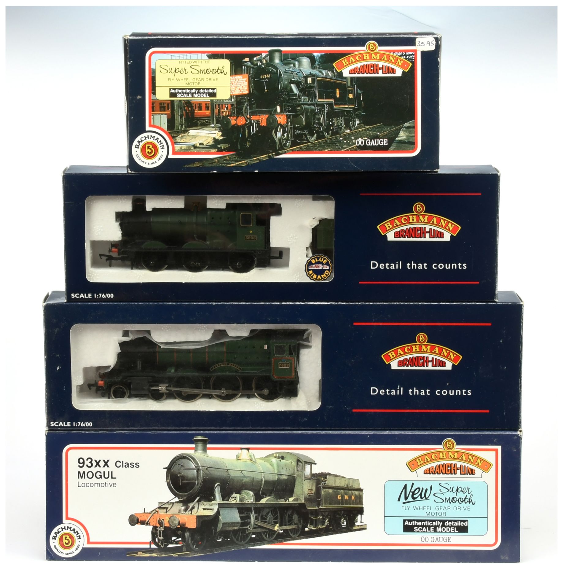 Bachmann OO Group of 4x boxed Steam loco's.