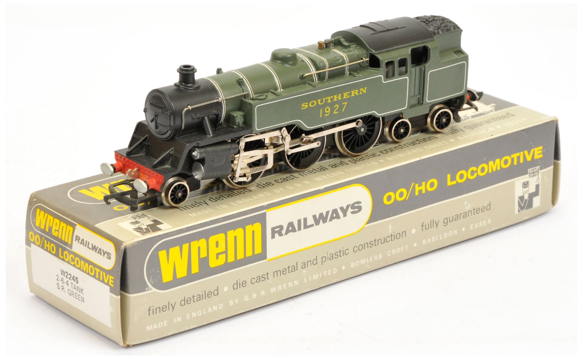 Wrenn W2245 2-6-4 Southern lined olive green Tank Loco No.1927