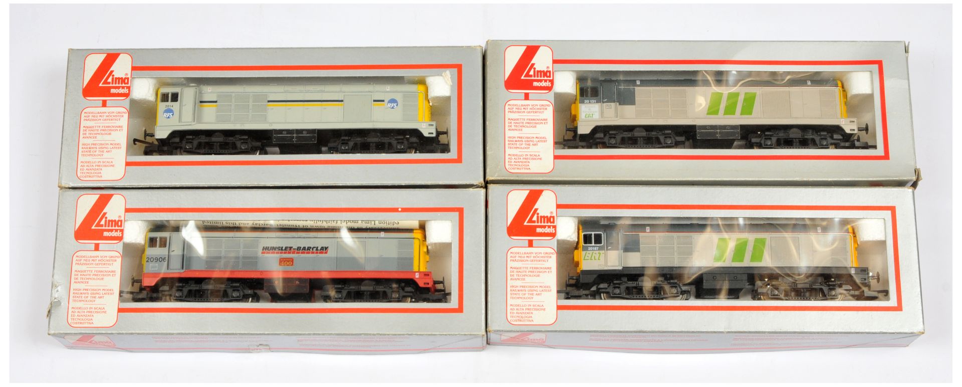 Lima OO Group of 4x Class 20 Diesel Loco's. 