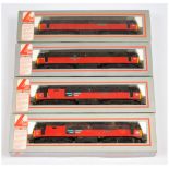 Lima OO Group of 4x BR Red / Grey Class 47 Diesel loco's.