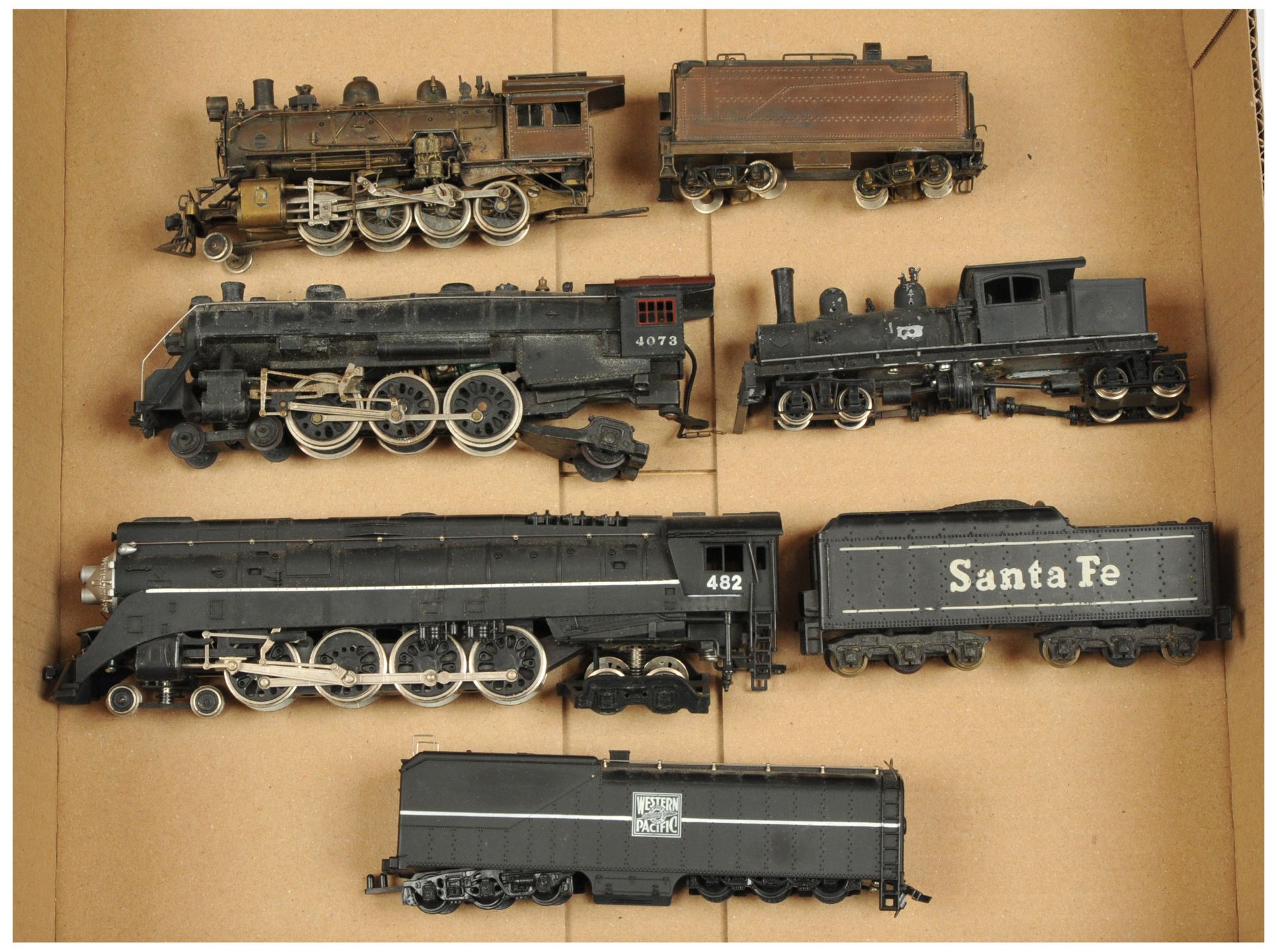 Lionel, United & others, Group of 4x unboxed US outline loco's. 