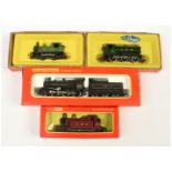 Triang & Hornby Group of 4x Steam Loco's. 